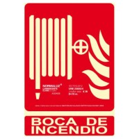 SEÑAL "BOCA DE INCENDIO" 210X300 PVC ROJO ARCHIVO 2000 6171-03H RJ (Espera 4 dias)